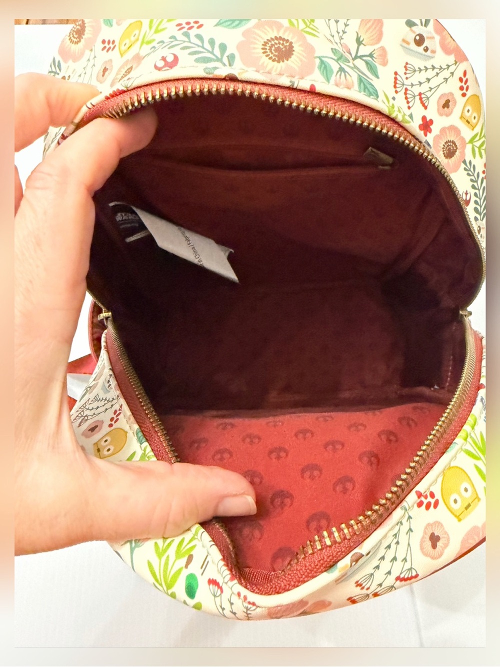 Loungefly Star Wars Floral Mini Backpack - Picture 9 of 16
